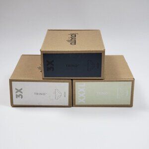 Allbirds Womens Brief Underwear Trino Blend 3-Pack 3X Nimbus Storm Peppercorn